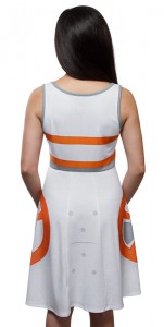 Thinkgeek - BB-8 A-Line dress by Her Universe (back)