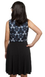 Thinkgeek - exclusive  women's Star Wars kaleidoscope dress (back)