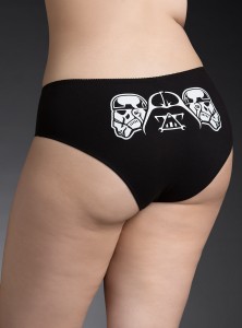 Torrid - women's plus size Star Wars underwear (back)