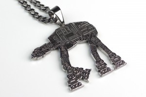 Body Vibe - stainless steel AT-AT necklace