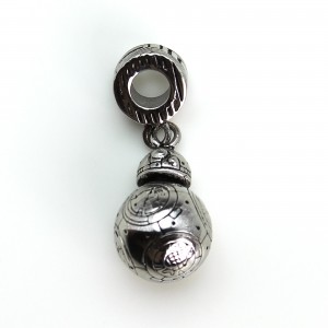 Body Vibe - stainless steel BB-8 bead charm