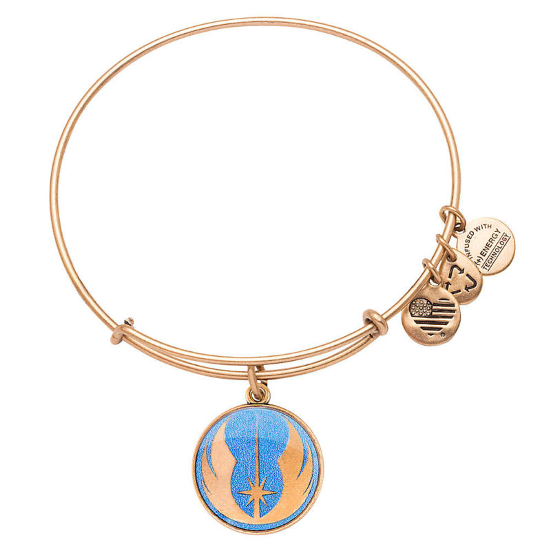 Alex And Ani x Star Wars Jedi Order symbol expandable charm bangle bracelet at Disney Store