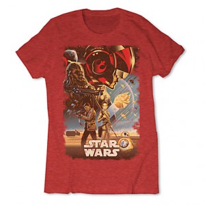 Disney Store - women's The Force Awakens commemorative tee