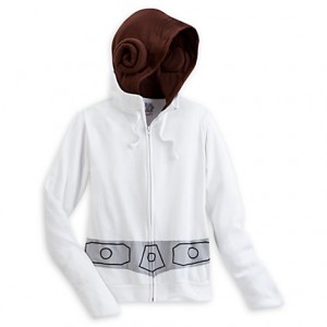 Princess Leia hoodie at Disney