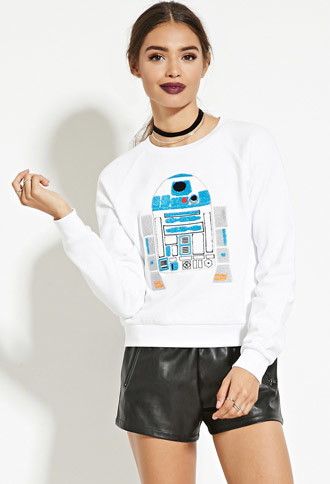 Forever 21 - women's Star Wars R2-D2 pullover