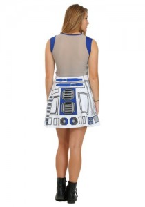Fun - R2-D2 mesh back skater dress (back)