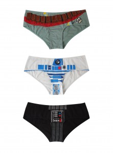 Hot Topic - women's Star Wars cosplay underwear 3-pack