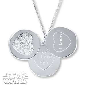 Kay Jewelers - Sterling silver 'I Love You' - 'I Know' 3 pendant necklace