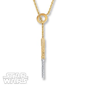 Kay Jewelers - 10k yellow gold Lightsaber necklace