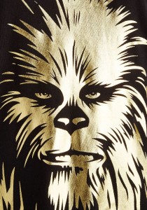 ModCloth - women's Chewbacca 'Ready to Boogie-Wookiee' t-shirt (front detail)