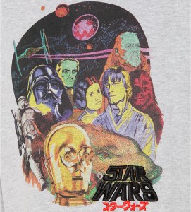 Selfridges - women's Star Wars sweatshirt by Eleven Paris (front detail)
