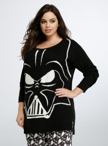 Torrid - women's plus size Darth Vader sweater by Her Universe