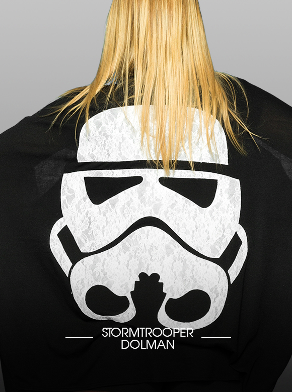 We Love Fine - Stormtrooper dolman shrug