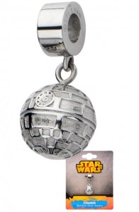 80's Tees - Death Star dangle charm bead by Body Vibe