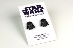 Her Universe - Darth Vader stud earrins by The Sparkle Factory