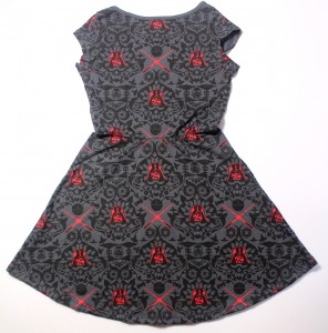 Thinkgeek - Women's Darth Vader tapestry dress by Mighty Fine (back)