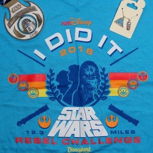 Run Disney Star Wars Rebel Challenge at Disneyland - January 2016