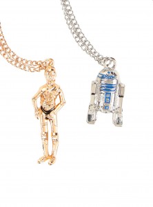 Hot Topic - C-3PO and R2-D2 necklace set