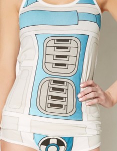 Spencers - women's R2-D2 tank pyjama set (front)