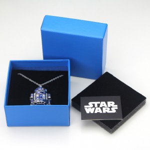 HSN - 'bling' R2-D2 necklace by SG@NYC, LLC (with packaging)