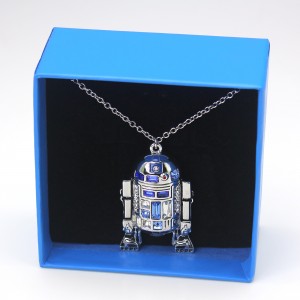 HSN - 'bling' R2-D2 necklace by SG@NYC, LLC (with packaging)