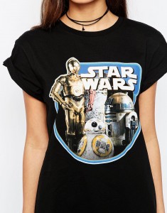 ASOS - women's TFA droids t-shirt (front)