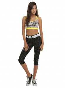 Hot Topic - women's Star Wars sports bra and leggings (sold separately)
