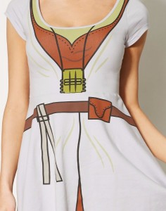Spencers - women's Yoda themed 'everyday cosplay' dress (front)