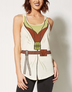 Spencers - women's Yoda themed 'everyday cosplay' hooded tank (front)