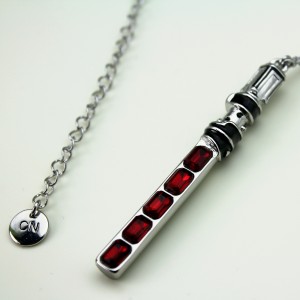 HSN - 'bling' Darth Vader lightsaber necklace by SG@NYC, LLC