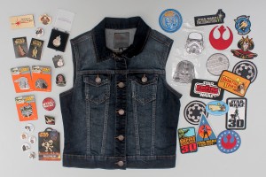 Star Wars pins and patches for styling my denim vest