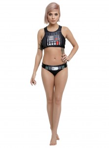 Hot Topic - women's Darth Vader swimwear set (top and bottom sold separately)