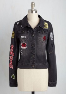 ModCloth - women's Dark Side 'Y'all Ready For Sith?' jacket (front)