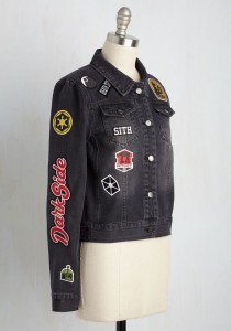 ModCloth - women's Dark Side 'Y'all Ready For Sith?' jacket (front/side)