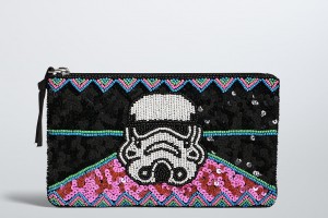 Torrid - women's beaded Stormtrooper clutch (front)