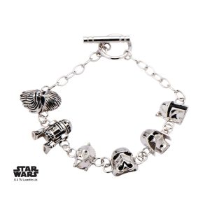 Body Vibe x Star Wars - Sterling Silver character charm bracelet