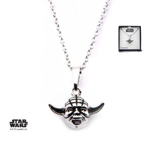 Body Vibe X Star Wars - Sterling Silver Yoda 3D necklace