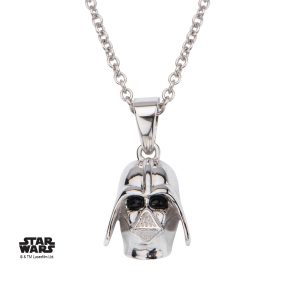 Body Vibe X Star Wars - Sterling Silver Darth Vader 3D necklace