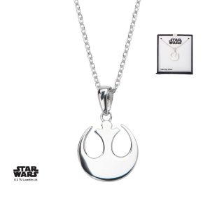 Body Vibe X Star Wars - Sterling Silver Rebel Alliance symbol necklace