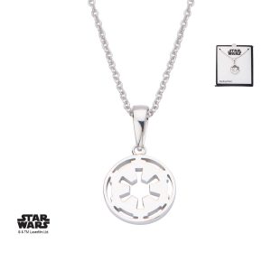Body Vibe X Star Wars - Sterling Silver Imperial symbol necklace