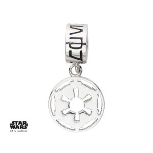 Body Vibe X Star Wars - Sterling Silver Imperial symbol dangle charm