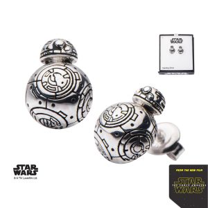 Body Vibe X Star Wars - Sterling Silver BB-8 3D stud earrings