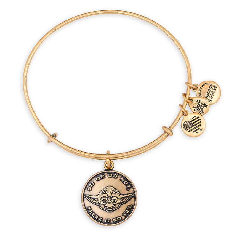 Disney Store - Alex And Ani 'Do Or Do Not, There Is No Try' bracelet (gold tone)