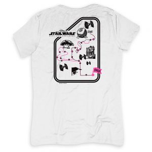 Disney Store - women's Run Disney Dark Side Challenge 2016 t-shirt (back)
