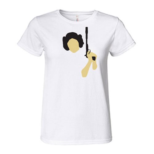 New minimal Princess Leia tee