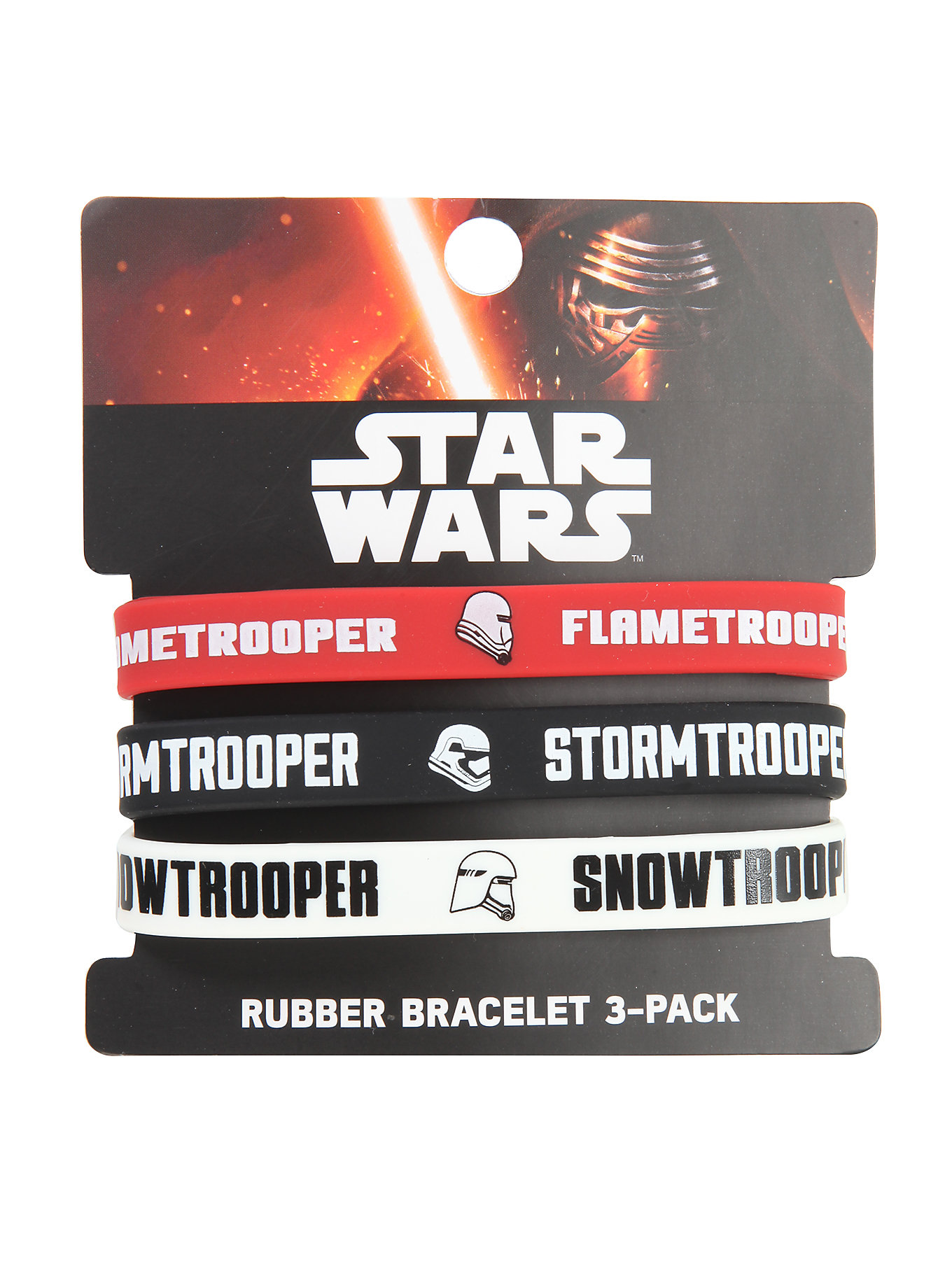 TFA rubber bracelet pack