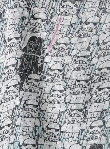 Hot Topic - women's Darth Vader Stormtrooper pastel infinity scarf