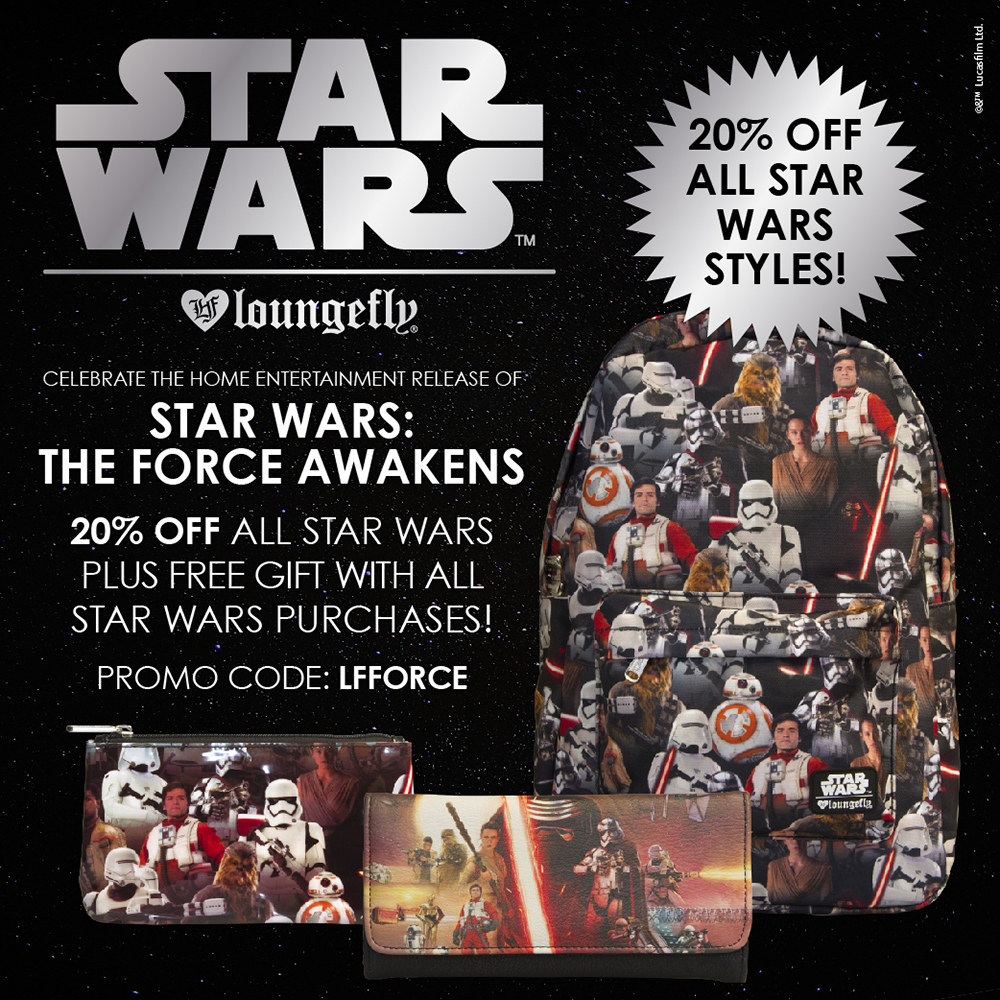 Loungefly x Star Wars sale!