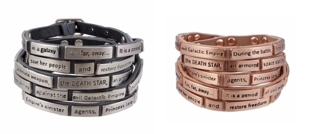 Love And Madness - Star Wars crawl wrap bracelets