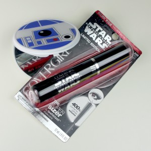 R2-D2 hinge mirror with Covergirl x Star Wars mascara (sold separately)